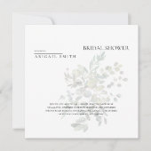 Simply Me Mute Greenery Brautparty Einladung (Vorderseite)