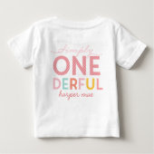 SIMPLY ONEDERFUL WONDERFUL BABY T-SHIRT (Rückseite)