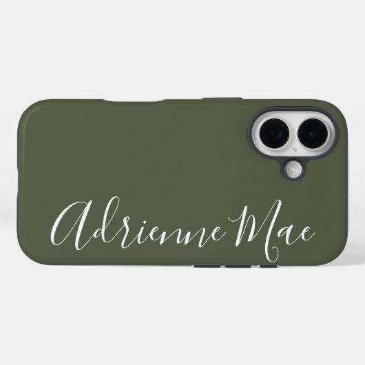 Simply Personalized Camo Green Case-Mate Case-Mate iPhone Hülle (Rückseite (Horizontal))
