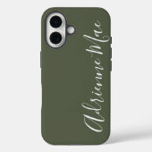 Simply Personalized Camo Green Case-Mate iPhone Hülle (Rückseite)