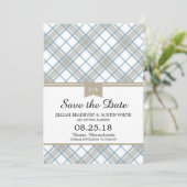 Simply Plaid | Rettet das Datum Save The Date (Stehend Vorderseite)