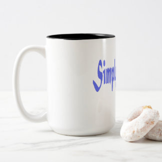 Simply Powerful Quote Mug Zweifarbige Tasse
