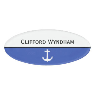 Simply Symbos - ANCHOR + your text & ideas Namenschild