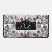 Simply The Best Dad Personalize Photo Collage Schreibtischunterlage (Vorderseite)