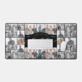 Simply The Best Daddy Personalize Photo Collage Schreibtischunterlage (Tastatur & Maus)