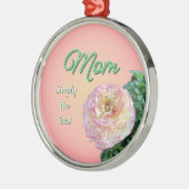 Simply the Best Mom Ornament Aus Metall (Links)