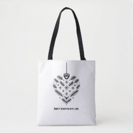 Simply Wrapped with Love T-Shirt Tasche