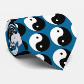 Simply Yin Yang Krawatte (Gerollt)