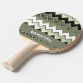 Simply ZigZag - Olive Green Tischtennis Schläger (Vorderseite)