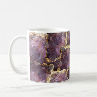 Simplydone Amethyst Kristall und Kaffeetasse