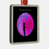 SimplyTonjia B-Ball Diva on Black Ornament (Rechts)