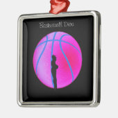 SimplyTonjia B-Ball Diva on Black Ornament (Links)