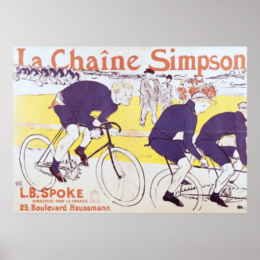 Simpson Chain, 1896 Poster (Vorne)