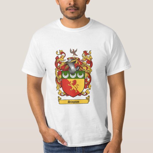 Simpson-Familienwappen T-Shirt (Vorderseite)