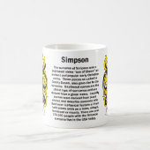 Simpson-Familienwappen-Tasse Kaffeetasse (Mittel)
