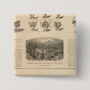 Simpson, Hall, Miller und Traveller Company Button