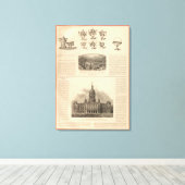 Simpson, Hall, Miller und Traveller Company Leinwanddruck (Insitu (Holzboden))