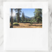 Simpson Meadow - Sierra Rechteckiger Aufkleber (Tasche)