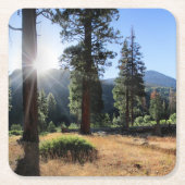 Simpson Meadow - Sierra Rechteckiger Pappuntersetzer (Vorderseite)