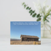 Simpson Springs Pony Express Station Postkarte (Stehend Vorderseite)