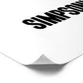 Simpsons Paradoxon (alias Weihnachten-Simpson-Effe Poster (Ecke)