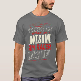 SimRacing Gaming Spiel Lustiges Rennen Racing Simu T-Shirt