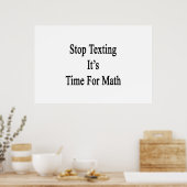 Sims auf, es ist Zeit für Mathe Poster (Küche)