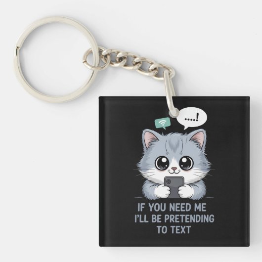 Sims Cat Schlüsselanhänger (Vorderseite)