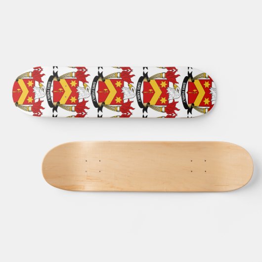 Sims Familienwappen Skateboard (Horizontal)