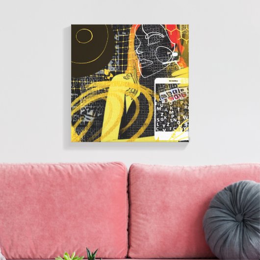 Sims Friends Leinwanddruck (Insitu (Wohnzimmer))