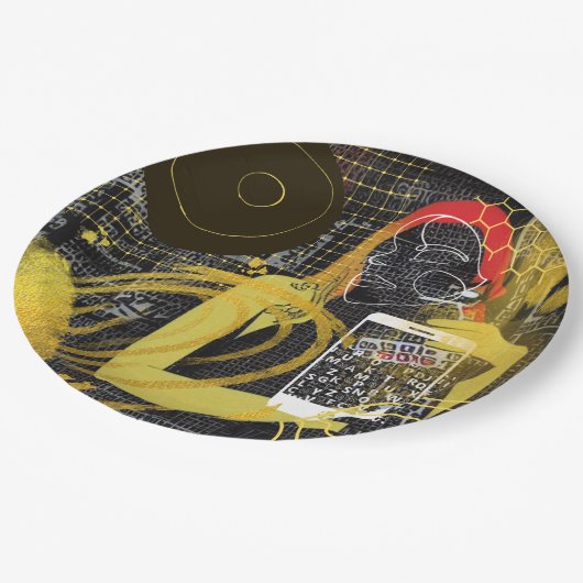 Sims Friends Pappteller (Schrägansicht)