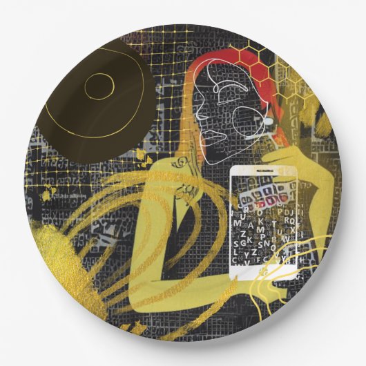 Sims Friends Pappteller (Vorderseite)