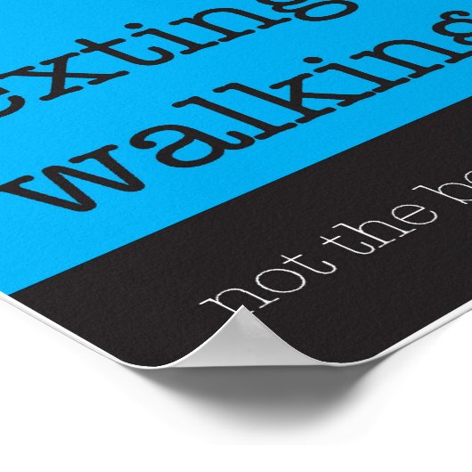 sims. Gehen. Poster (Ecke)