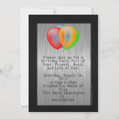 Sims Handy Teen Geburtstagsparty Einladungen (Rückseite)