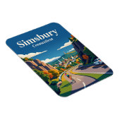 Simsbury Connecticut Magnet (Rechte Seite)