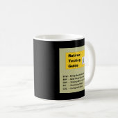 Simsen Sie Führer für Rentner Kaffeetasse (VorderseiteRechts)