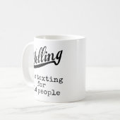 Simsen Sie für alte Leute Kaffeetasse (Vorderseite Links)