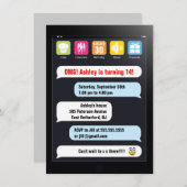 Simsen Sie Party Einladung (Vorne/Hinten)