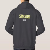 Simson Schwalbe DDR Werbedesign Hoodie (Rückseite)