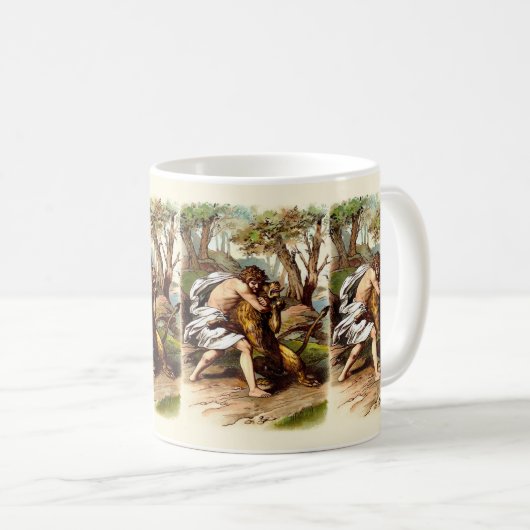 Simson und der Löwe Kaffeetasse (VorderseiteRechts)