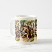 Simson und der Löwe Kaffeetasse (Vorderseite Links)