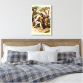Simson und der Löwe Leinwanddruck (Insitu (Schlafzimmer))