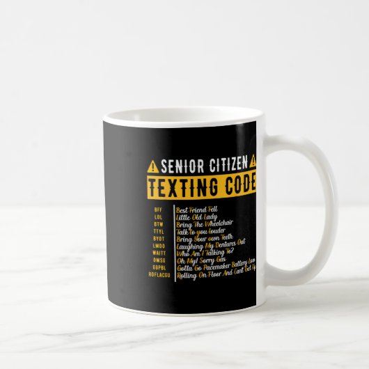 Simstest für Senioren Vintager Großvater Kaffeetasse (Rechts)