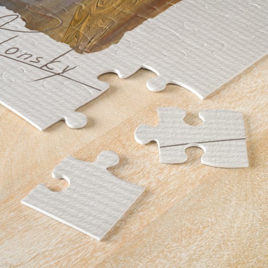 Simta Jerusalem Alte Stadt Israel Ölgemälde Kunst Puzzle (Seite)