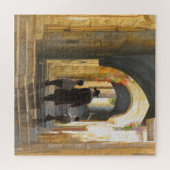 Simta Jerusalem Alte Stadt Israel Ölmalerei Kunst Puzzle (Horizontal)