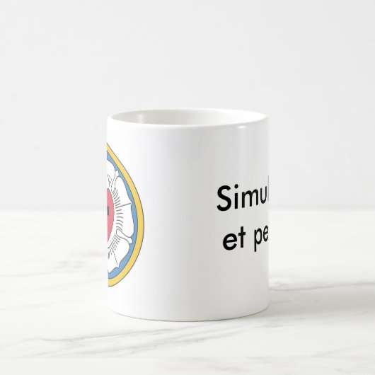 Simul justus und peccator kaffeetasse (Mittel)