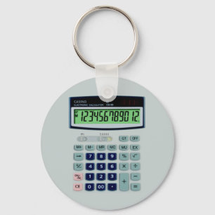 Simulated Calculator Schlüsselanhänger