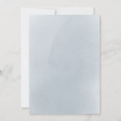 simulated gold foil Holy Cross First Communion Einladung (Rückseite)