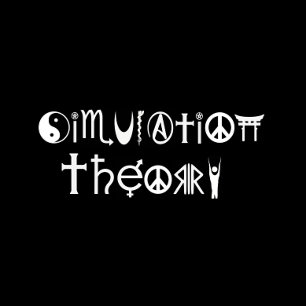 Simulation von dunklen Symbolen T-Shirt