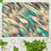 Simulation von Felsen oder Stalagmiten in grün bis Geschirrtuch (Gefaltet)